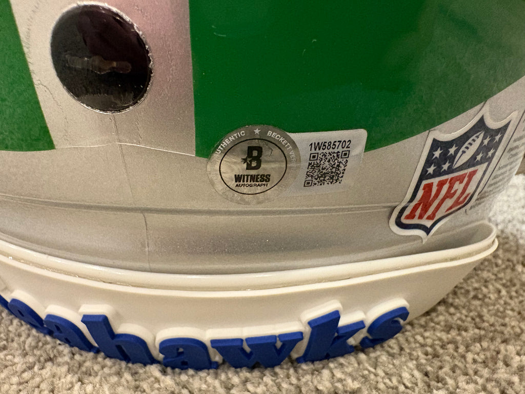 Seattle Seahawks Shaun Alexander Autographed & Inscribed Speed Flex Helmet