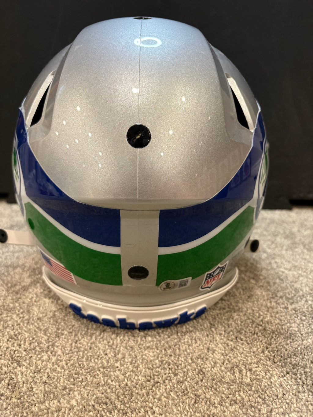 Seattle Seahawks Shaun Alexander Autographed & Inscribed Speed Flex Helmet