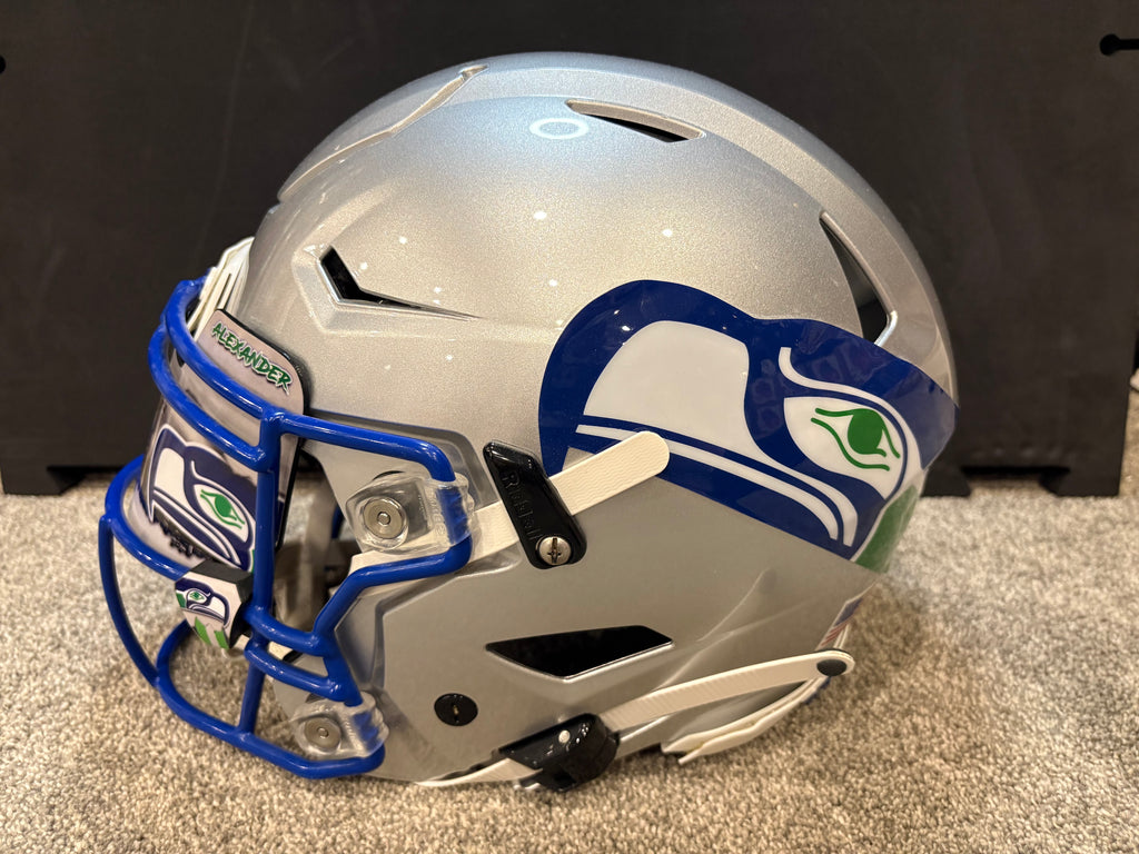 Seattle Seahawks Shaun Alexander Autographed & Inscribed Speed Flex Helmet